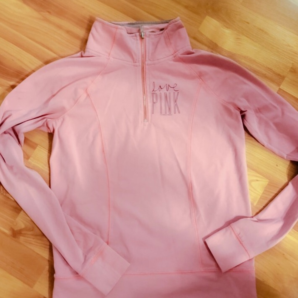 VS PINK QUARTER ZIP JACKET // XS